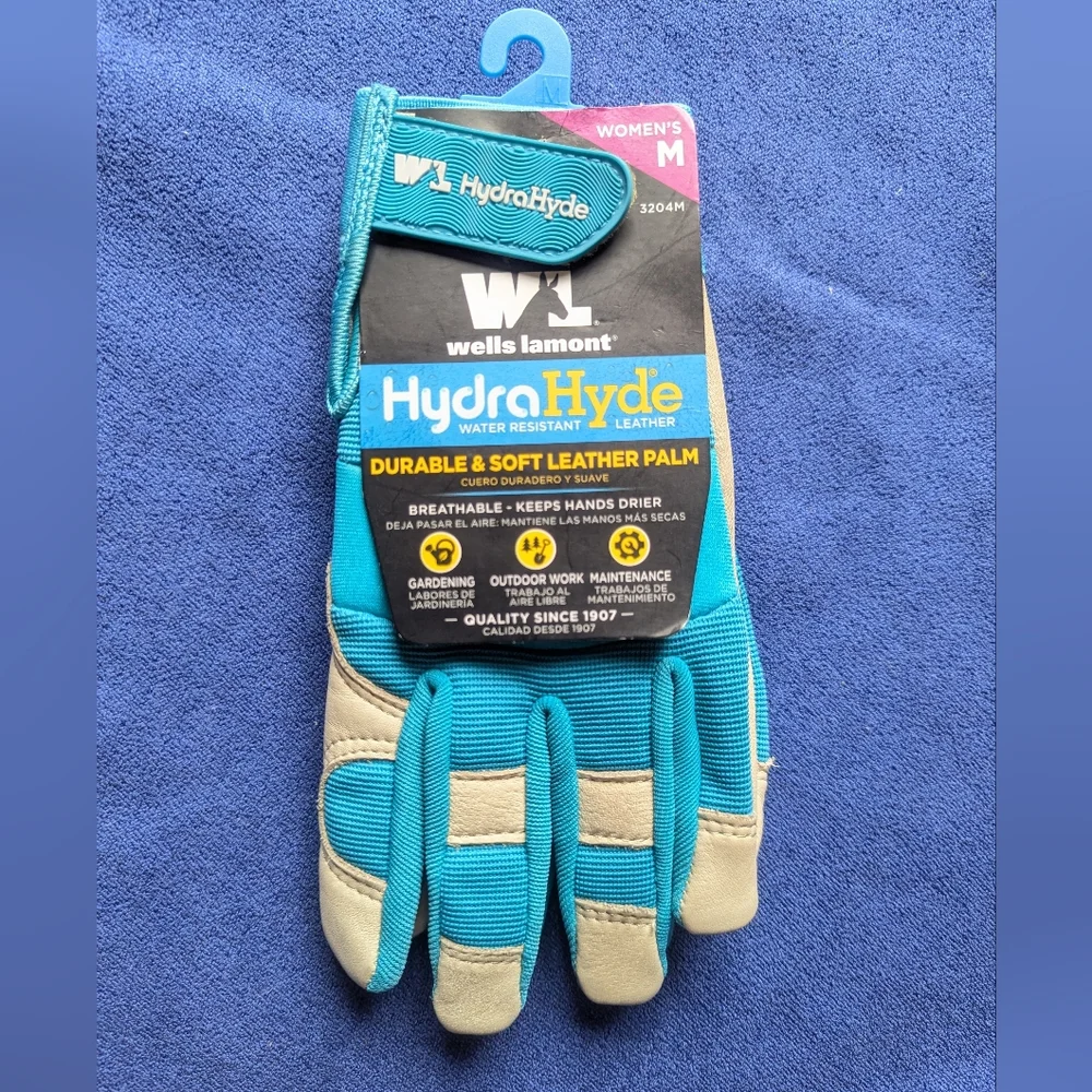 Wells Lamont HydraHyde Women's Work Gloves Size Medium Work Outdoor Garden Hike